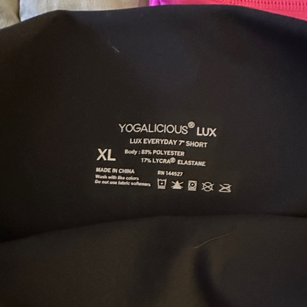 Yogalicious Lux Everyday Black Shorts